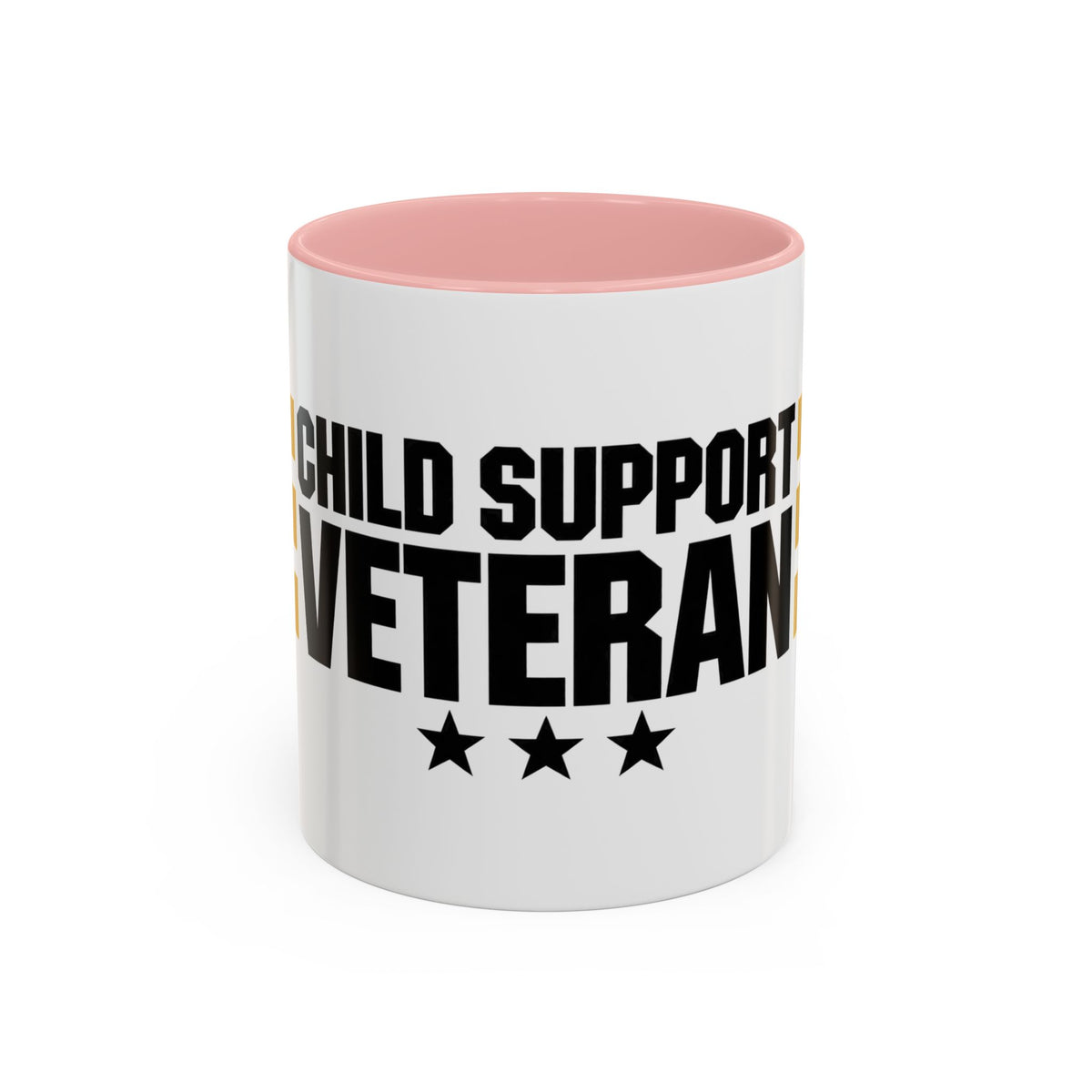 Veteran Support Coffee Mug – “Child Support Veteran” Accent Ceramic Mug