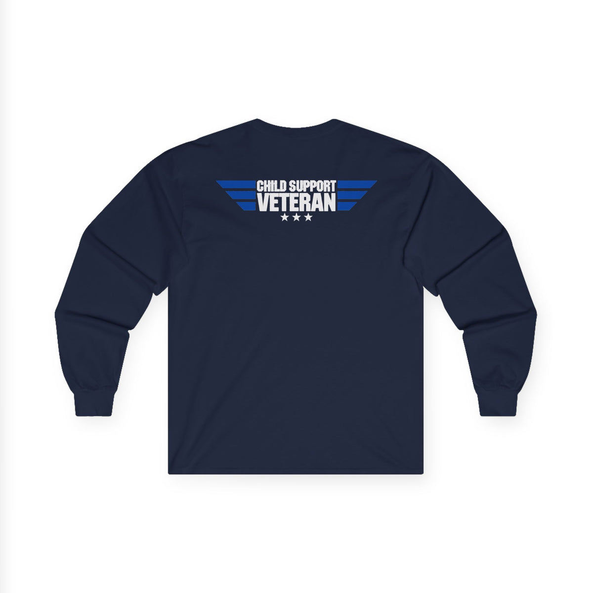 Long Sleeve Tee — Vintage Eagle Graphic “CSV” Patriotic Military Vibe