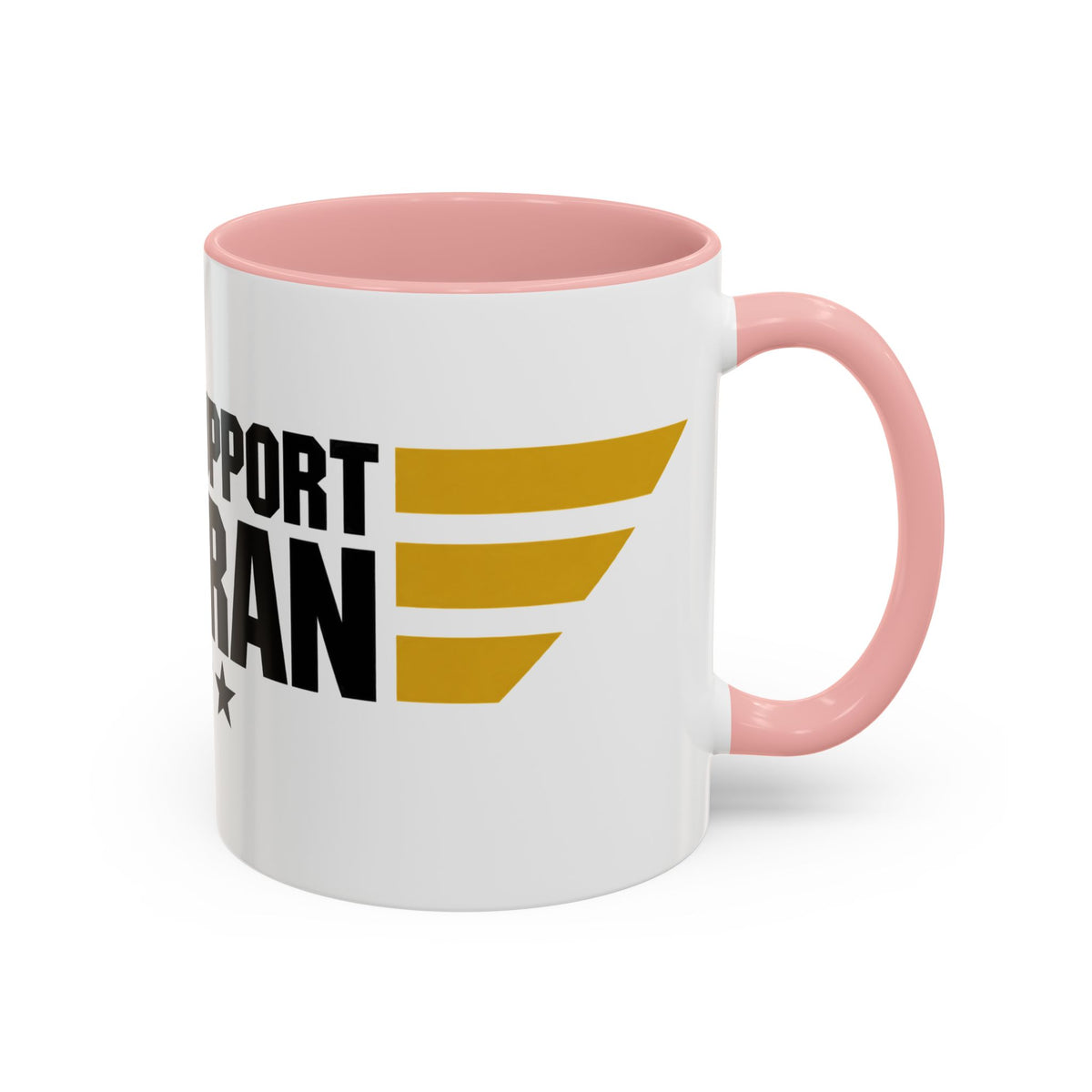 Veteran Support Coffee Mug – “Child Support Veteran” Accent Ceramic Mug