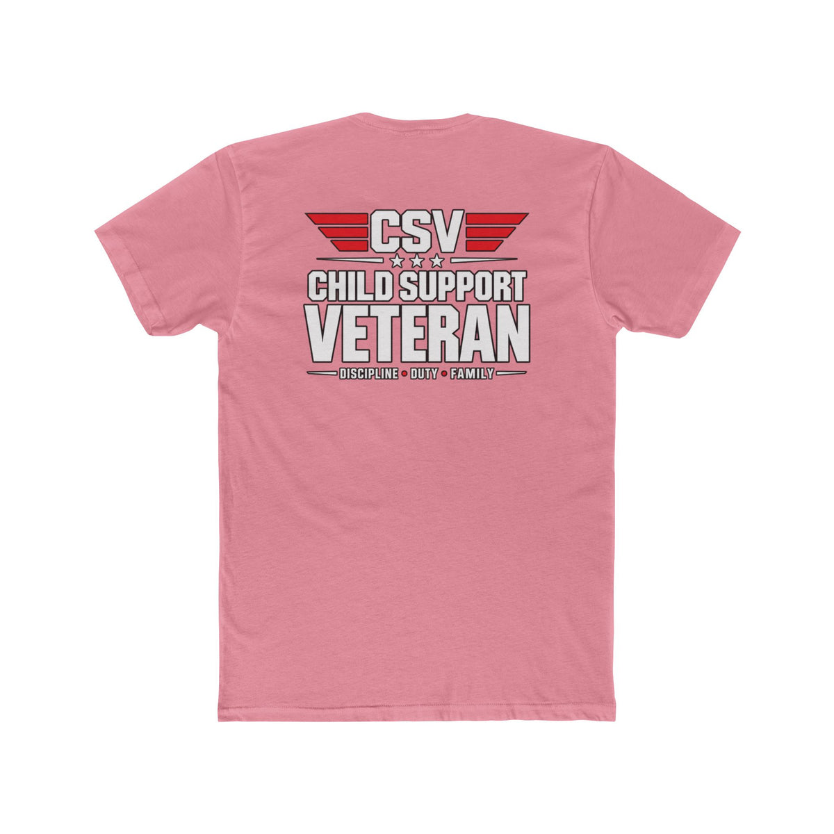 Still Standing Child Support Veteran T-Shirt — Patriotic CSV Tee