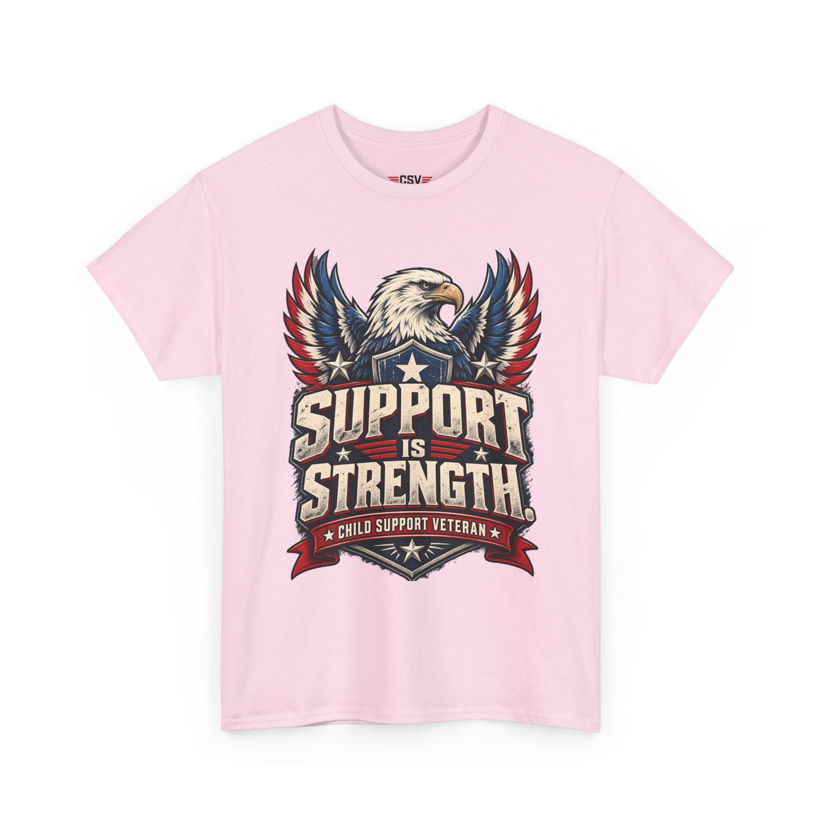 SUPPORT IS STRENGTH  Unisex Heavy Cotton Tee