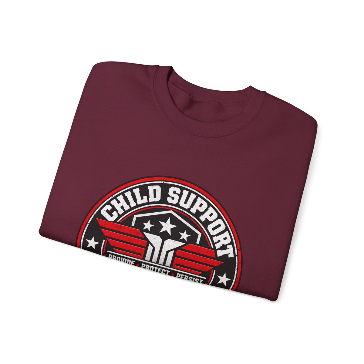 Child Support Veteran Crewneck Sweatshirt — CSV Emblem Pullover