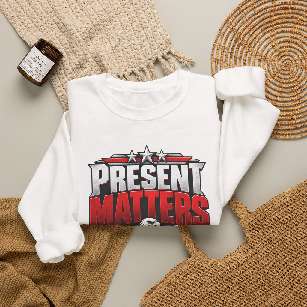 Child Support Veteran Crewneck Sweatshirt — CSV Emblem Pullover