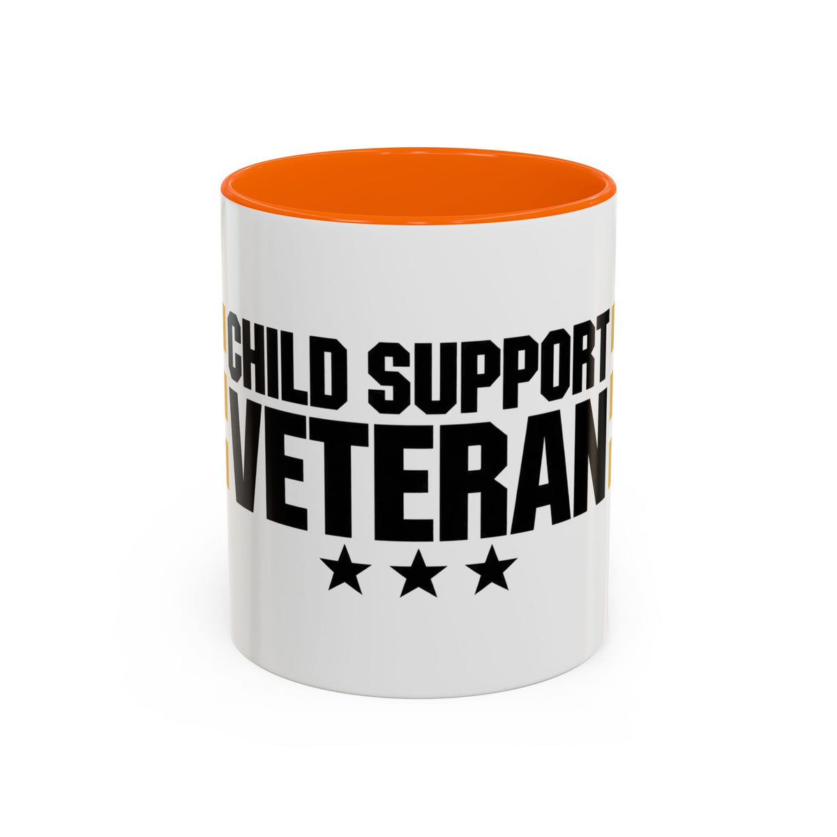 Veteran Support Coffee Mug – “Child Support Veteran” Accent Ceramic Mug