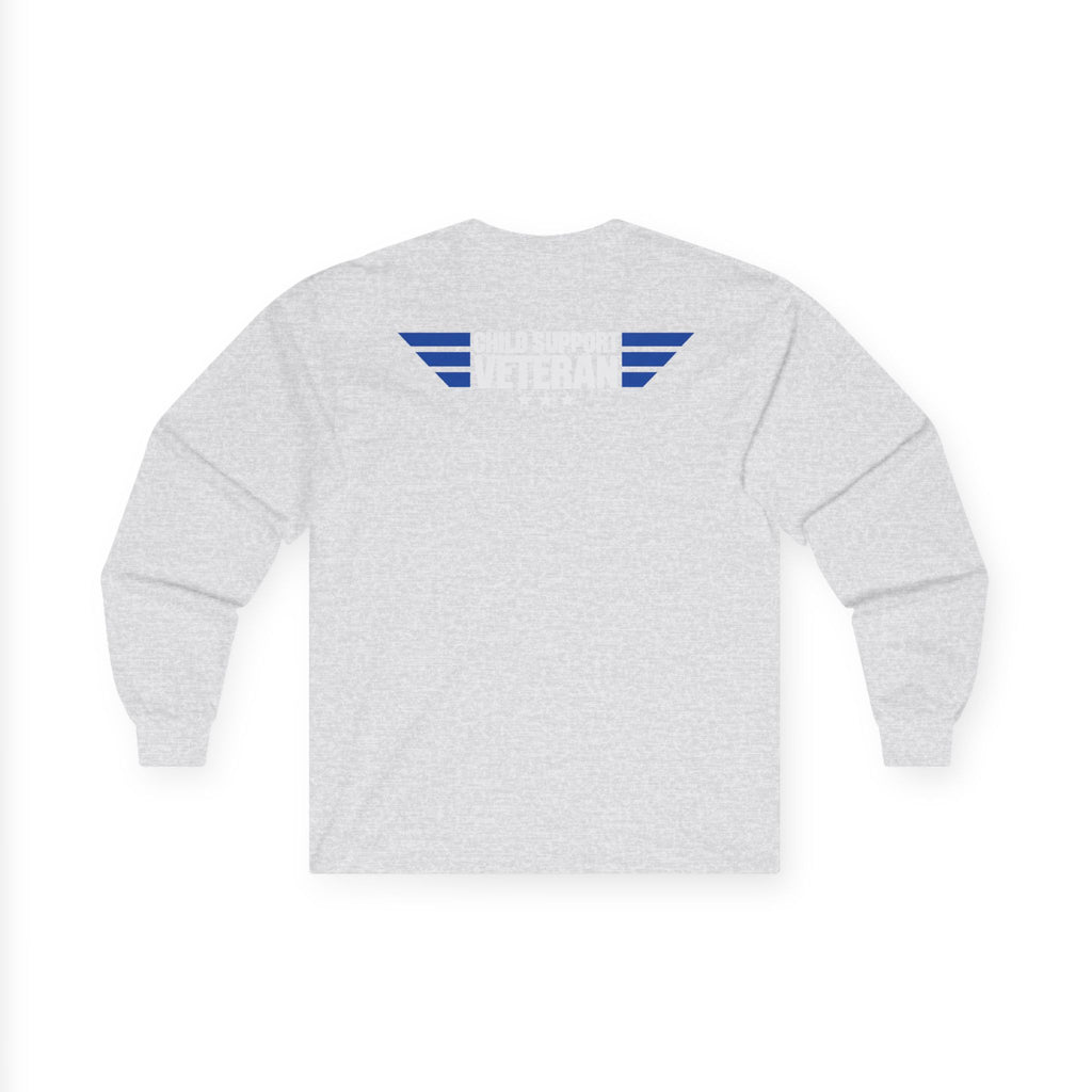 Long Sleeve Tee — Vintage Eagle Graphic “CSV” Patriotic Military Vibe