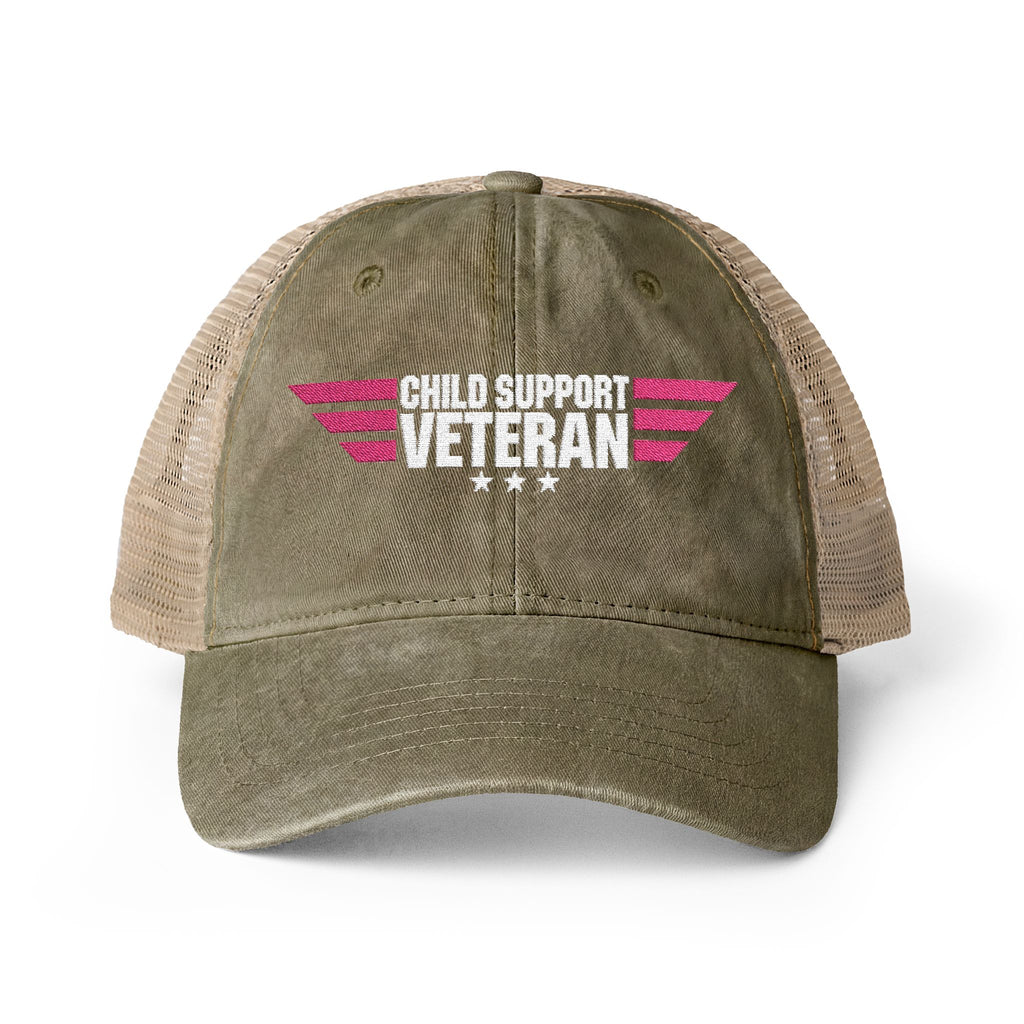Women's Washed Mesh-Back Cap