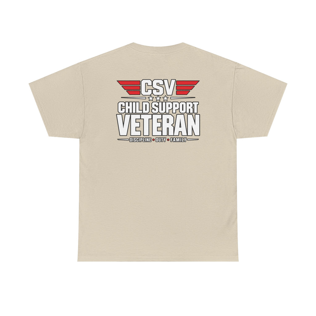 PRESENT MATTERS Child Support Veteran T‑Shirt