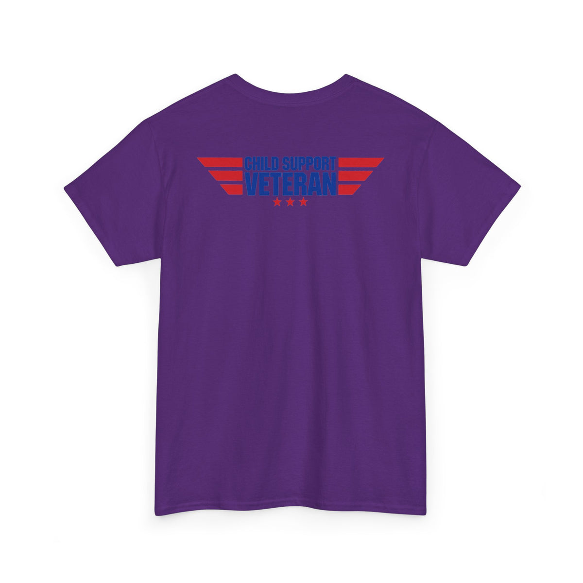 Raised By A Child Support Veteran T‑Shirt – Patriotic Military Tribute Tee