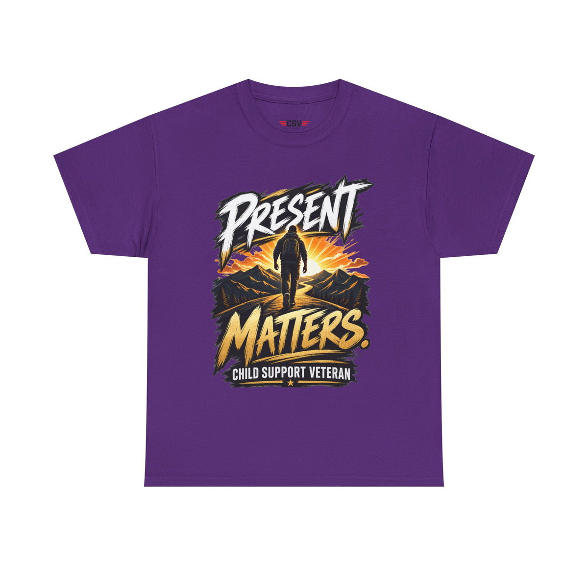 Present Matters T-Shirt – Child Support Veteran Tribute Tee