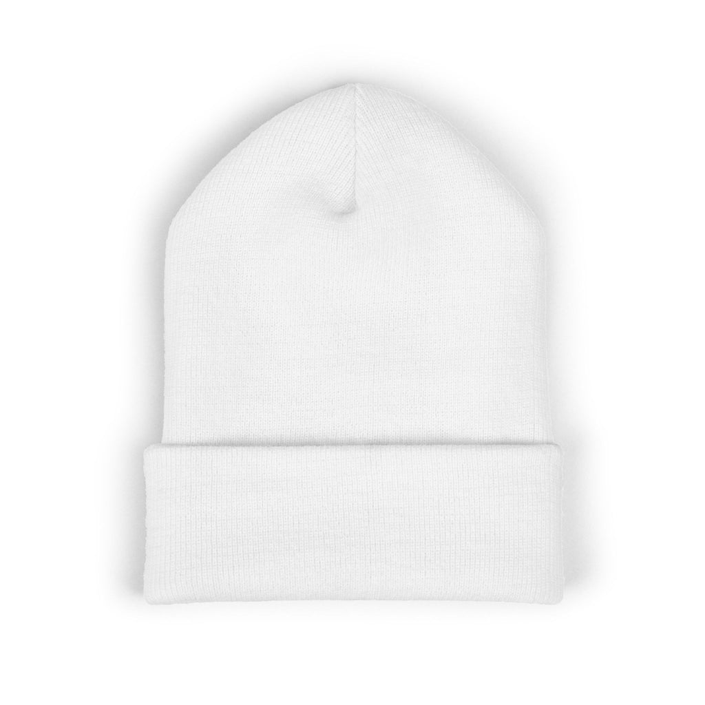 Child Support Veteran Embroidered Beanie — Patriotic Cuffed Knit Hat