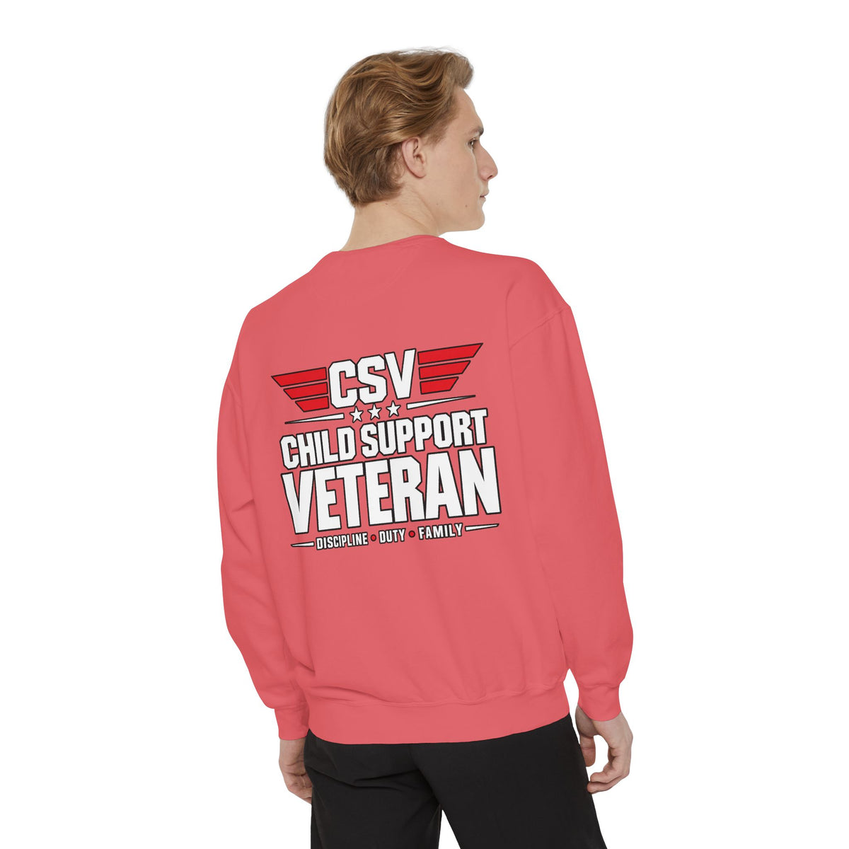 Child Support Veteran Sweatshirt – “My Dad Is A Child Support Veteran” Patriotic Crewneck
