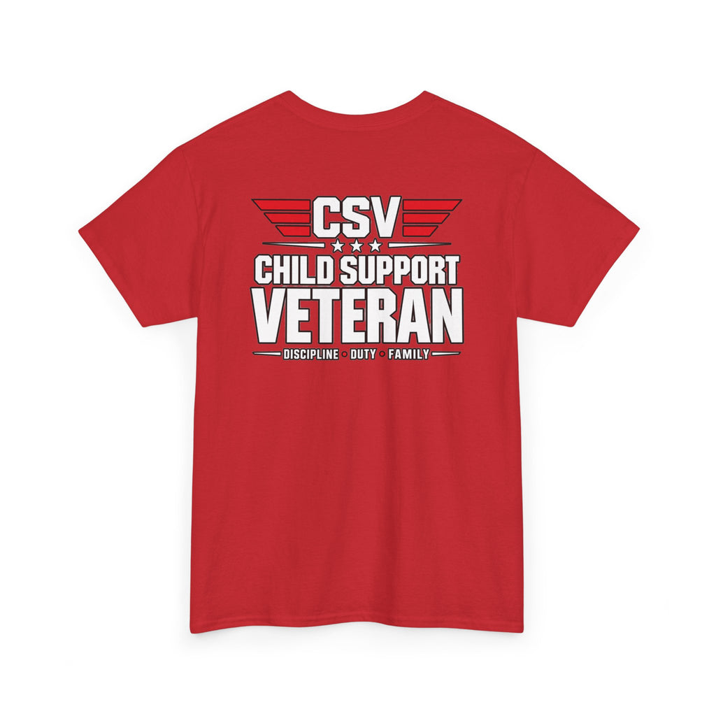 Still Standing Child Support Veteran T‑Shirt