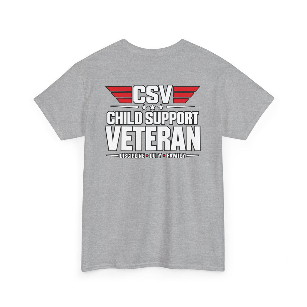 quiet strength, steady presence T-Shirt – Child Support Veteran Tribute Tee
