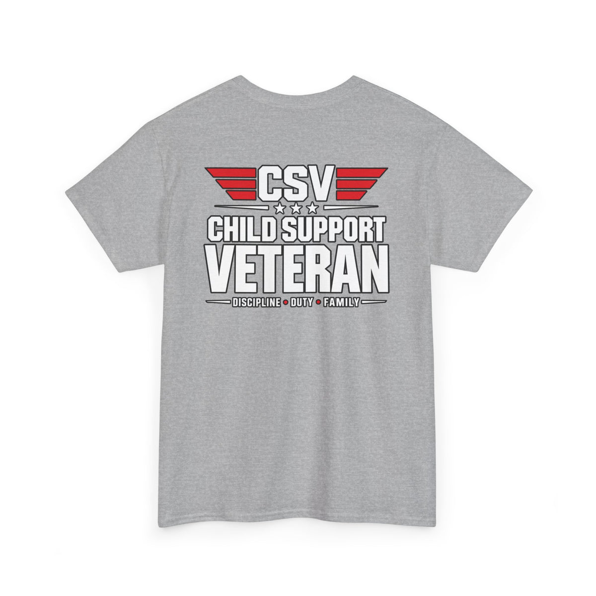 quiet strength, steady presence T-Shirt – Child Support Veteran Tribute Tee