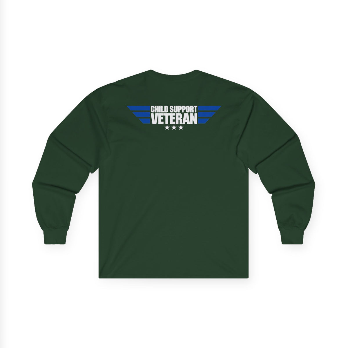 Long Sleeve Tee — Vintage Eagle Graphic “CSV” Patriotic Military Vibe