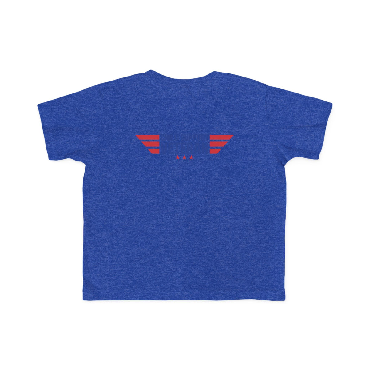 Toddler Tee - "My Dad Child Support Veteran" Patriotic Military Kids Shirt