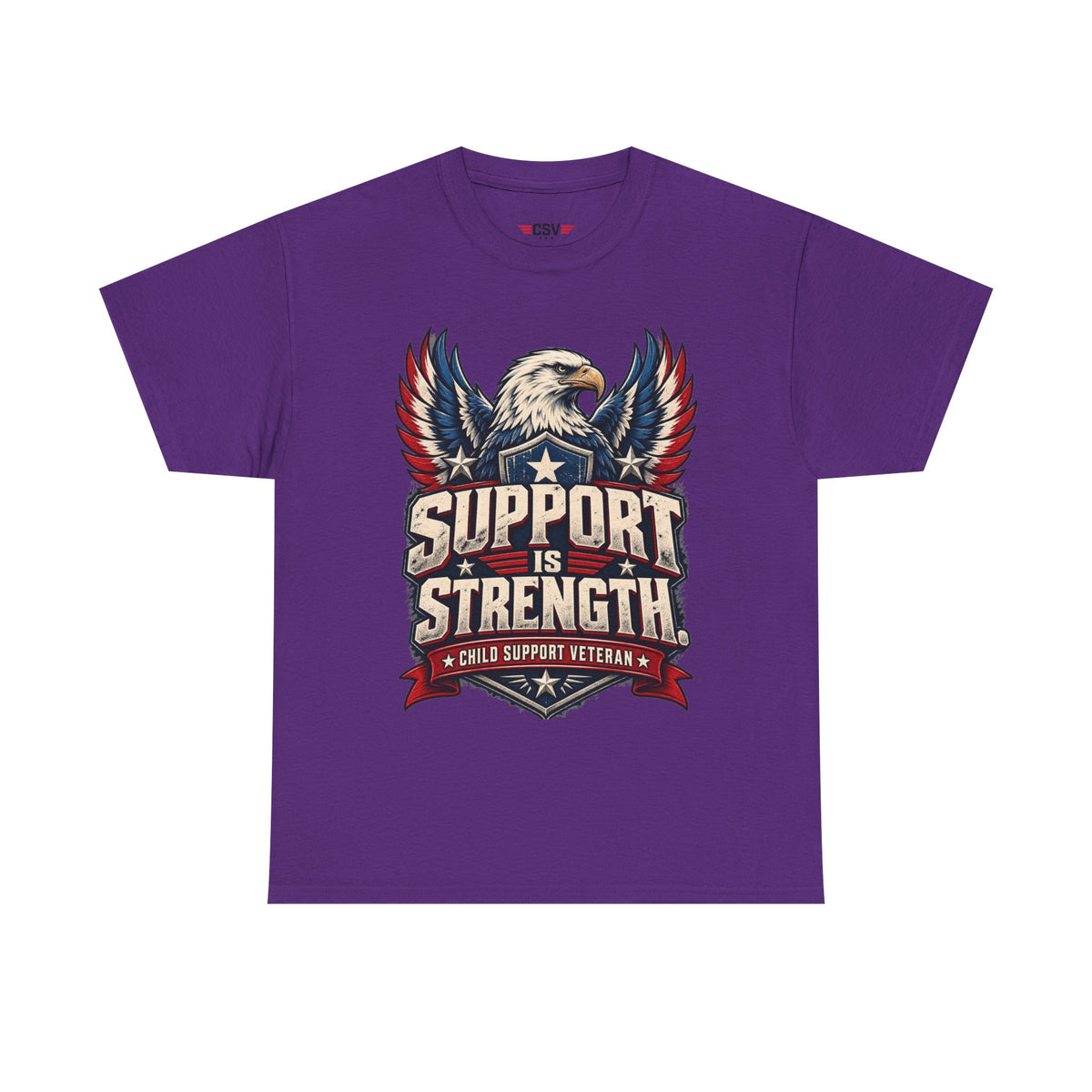SUPPORT IS STRENGTH  Unisex Heavy Cotton Tee