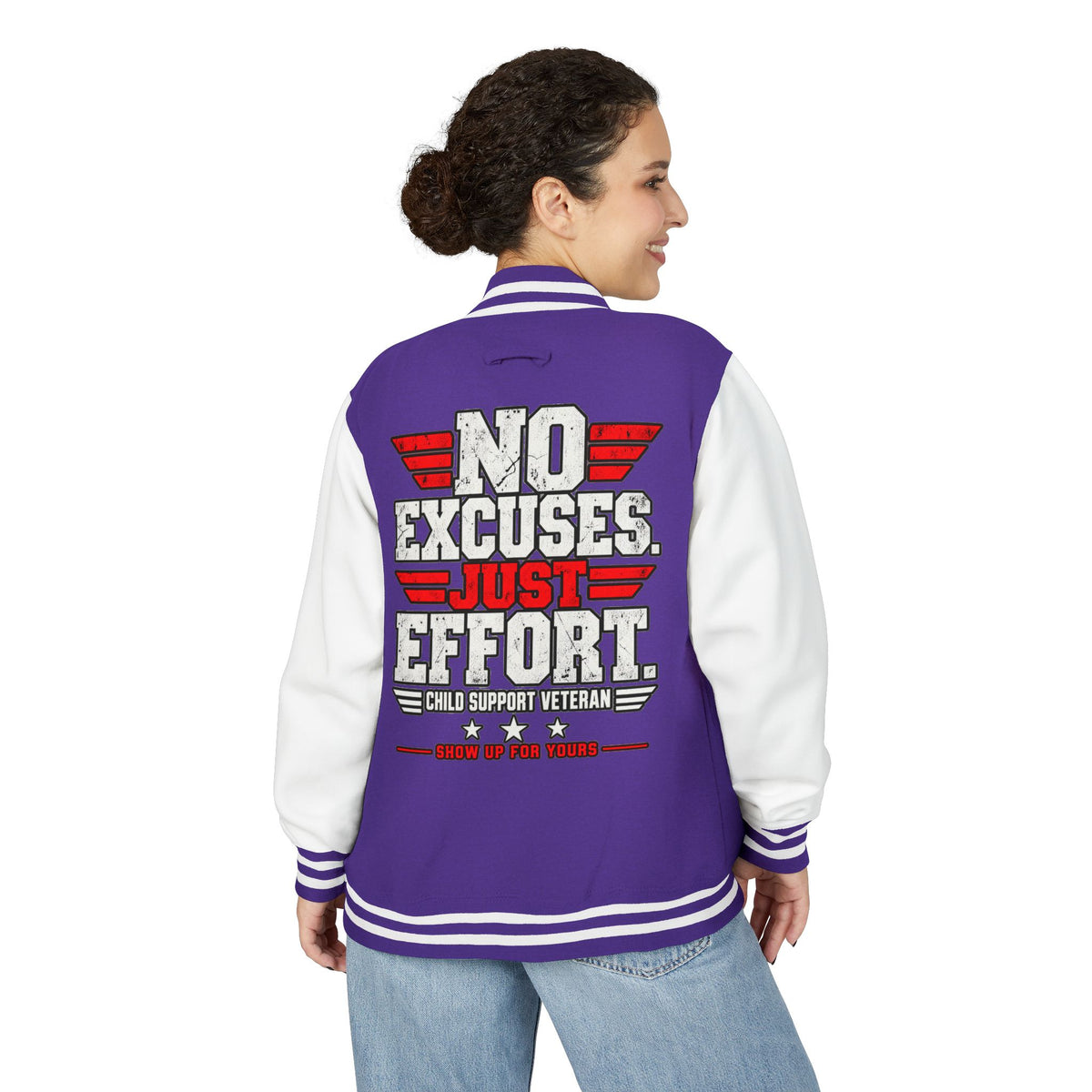 Letterman Jacket — “No Excuses. Just Effort.” CSV Pride