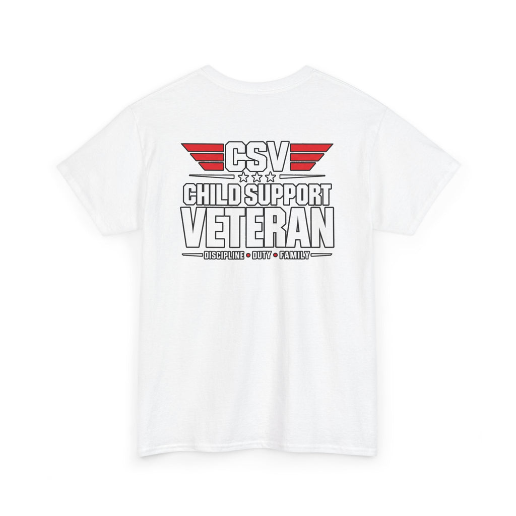 Still Standing Child Support Veteran T‑Shirt