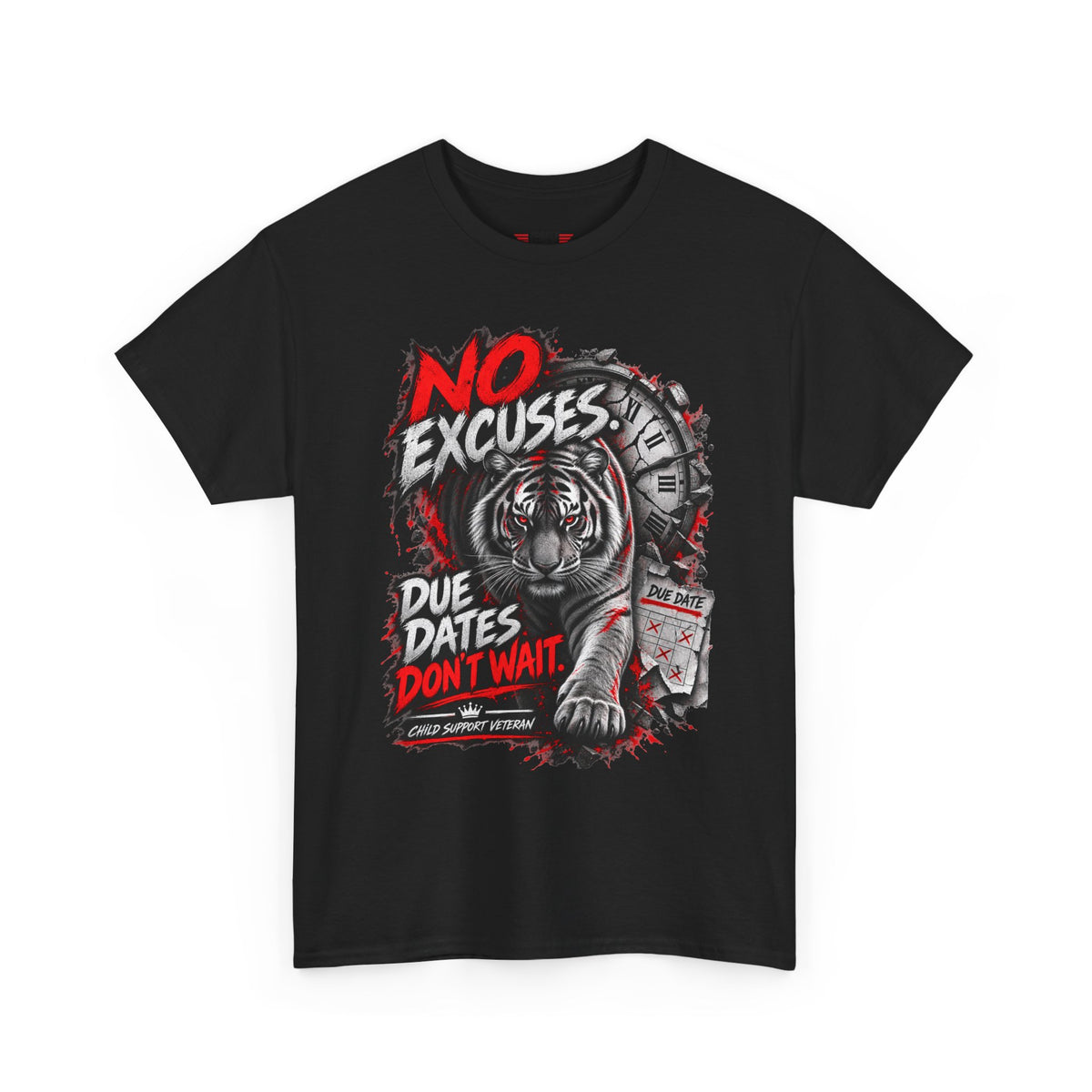 NO EXCUSES Unisex Heavy Cotton Tee