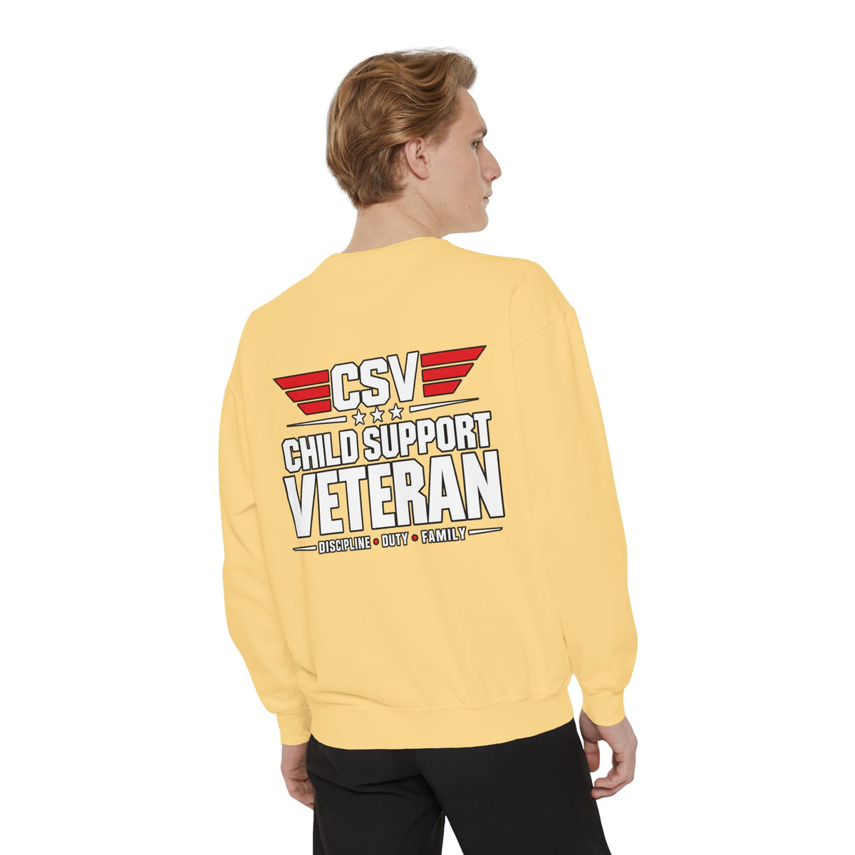 Child Support Veteran Sweatshirt – “My Dad Is A Child Support Veteran” Patriotic Crewneck