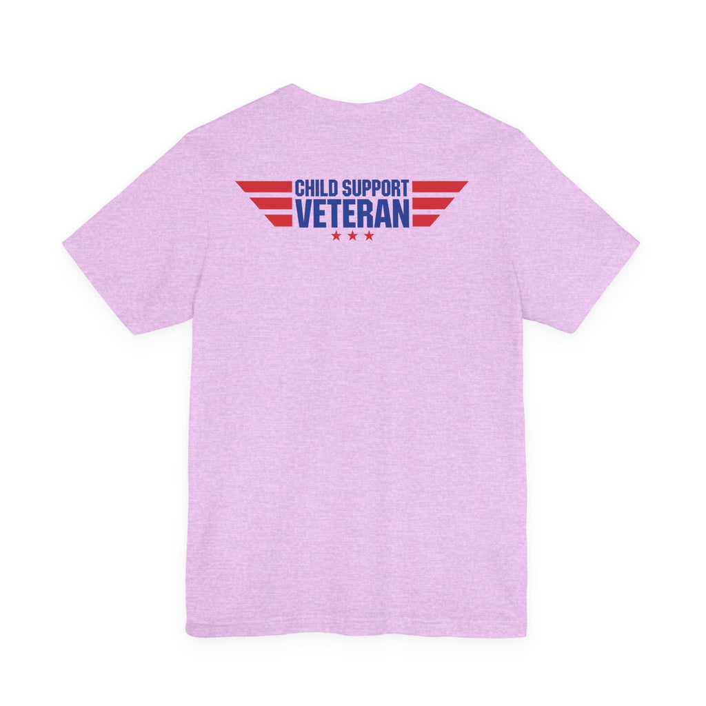 Child Support Veteran T-Shirt — "Still Standing, Still Providing" Patriotic Tee