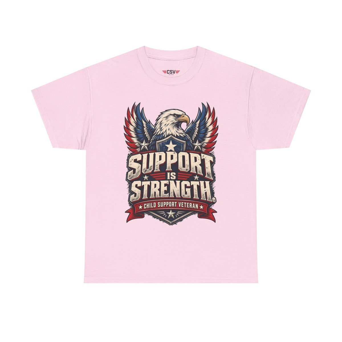 SUPPORT IS STRENGTH  Unisex Heavy Cotton Tee