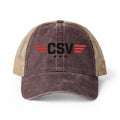 Women's Washed Mesh-Back Cap