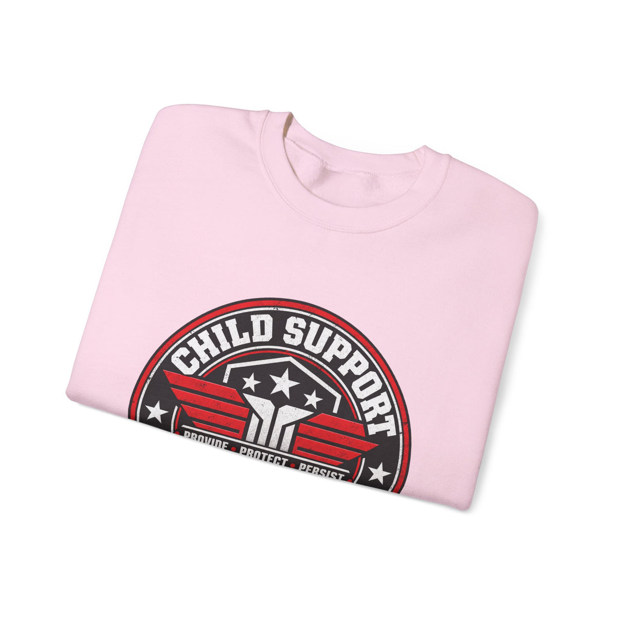 Child Support Veteran Crewneck Sweatshirt — CSV Emblem Pullover