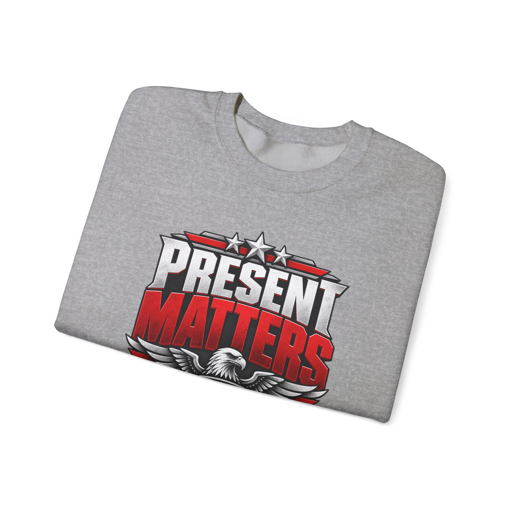 Child Support Veteran Crewneck Sweatshirt — CSV Emblem Pullover