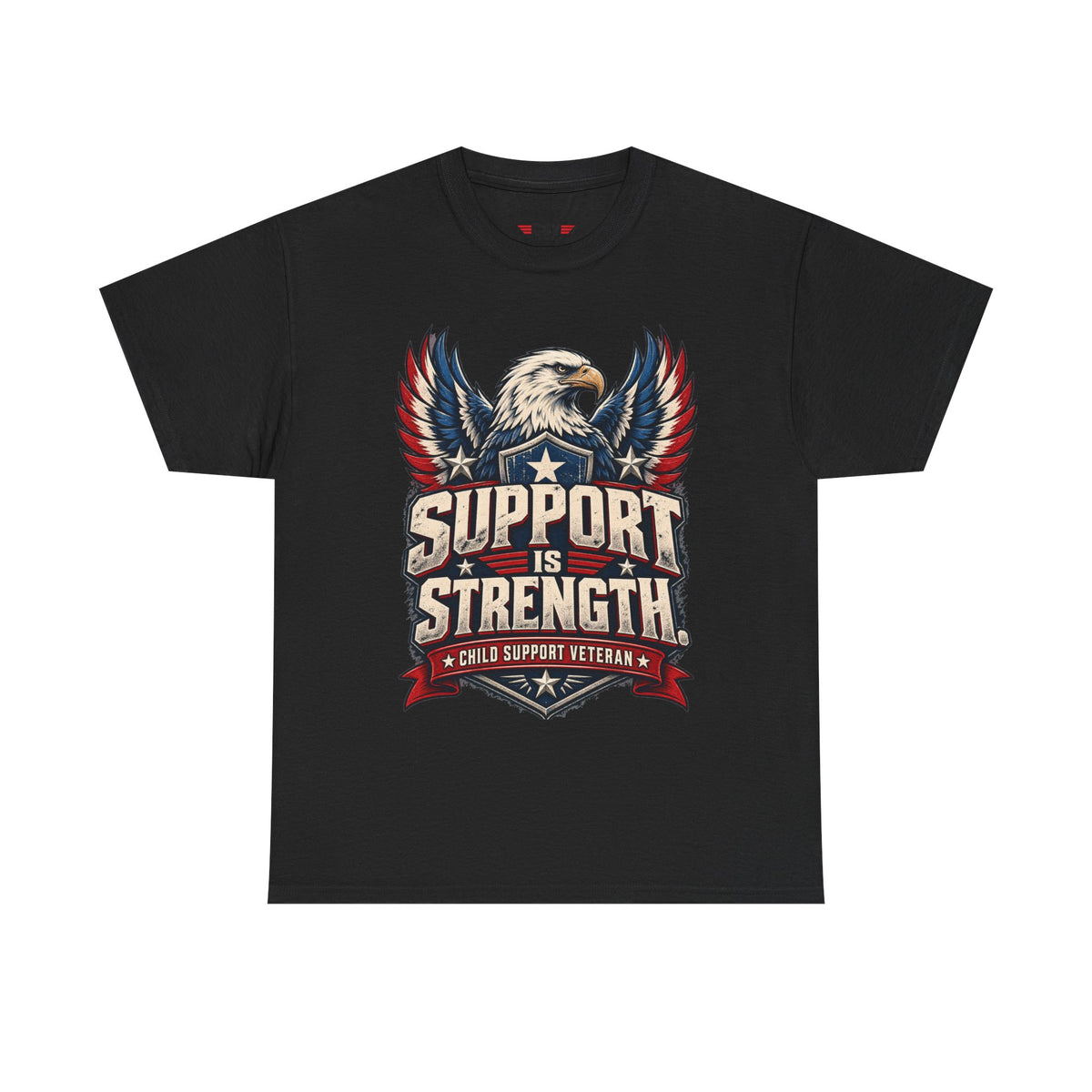 SUPPORT IS STRENGTH  Unisex Heavy Cotton Tee