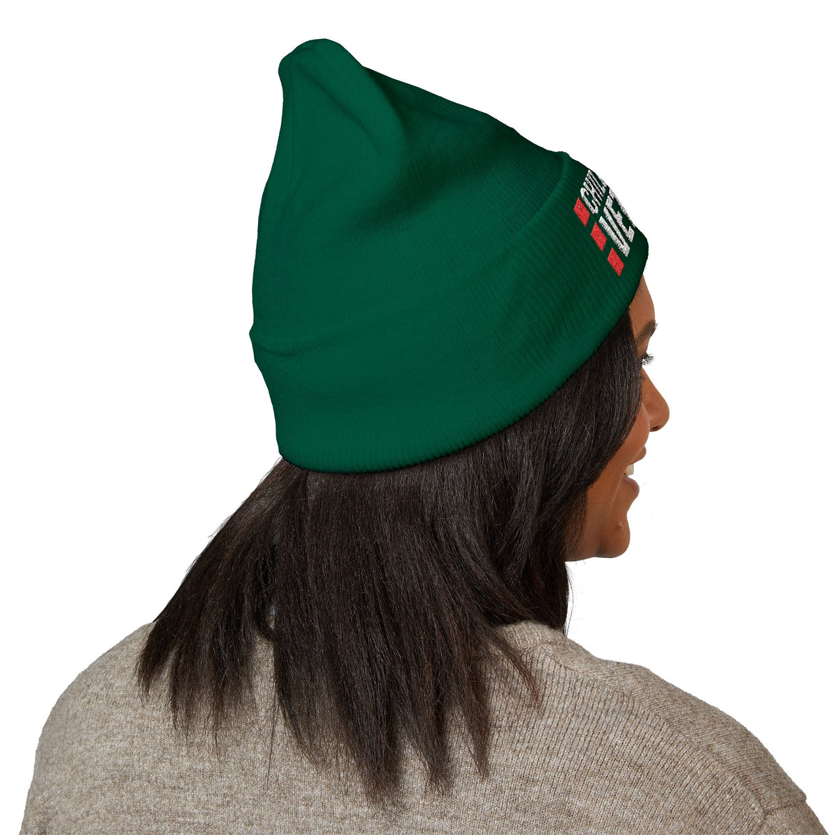 childsupportveteran Embroidered Beanie – Classic Cuffed Winter Hat
