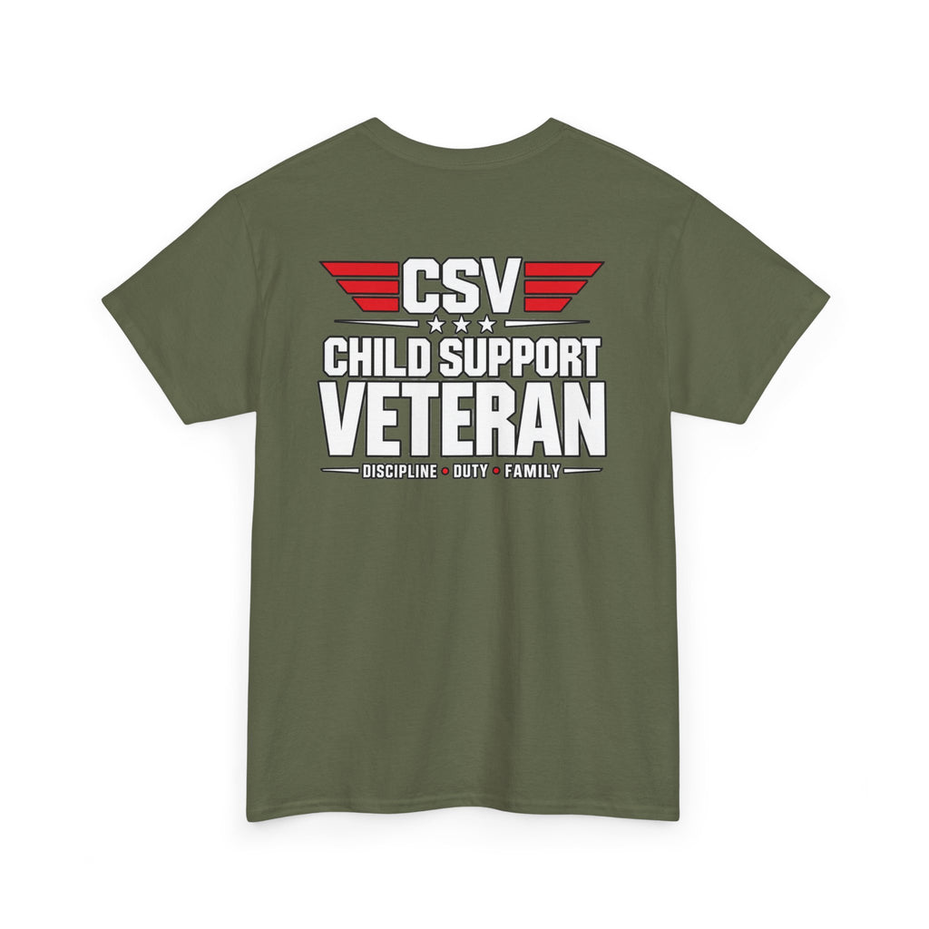 quiet strength, steady presence T-Shirt – Child Support Veteran Tribute Tee
