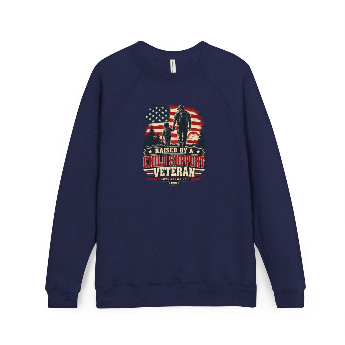 Unisex Sponge Fleece Raglan Sweatshirt
