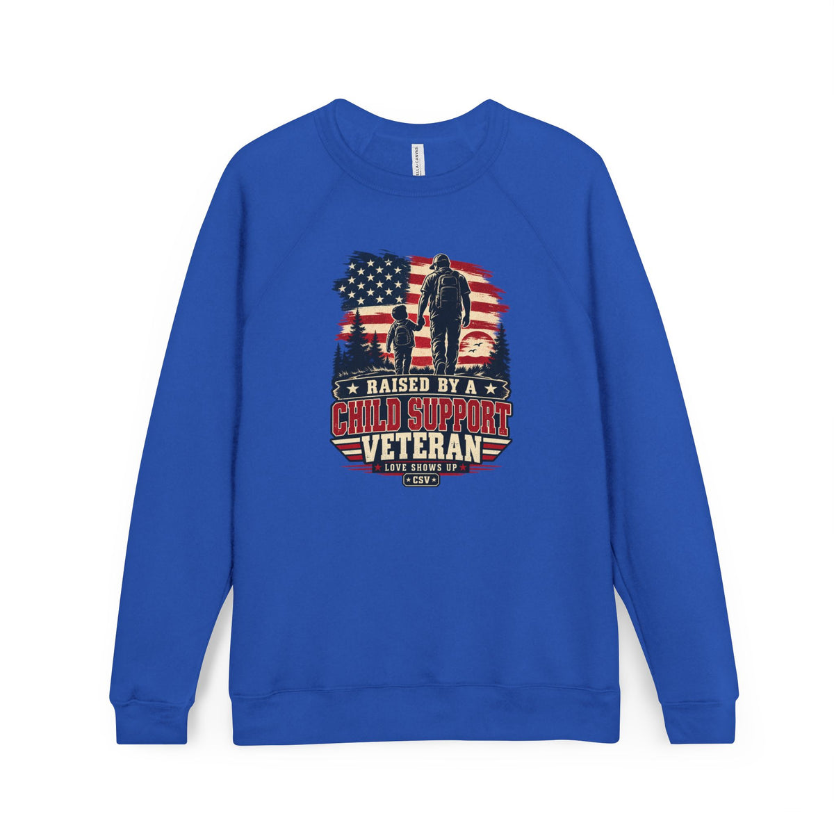 Unisex Sponge Fleece Raglan Sweatshirt