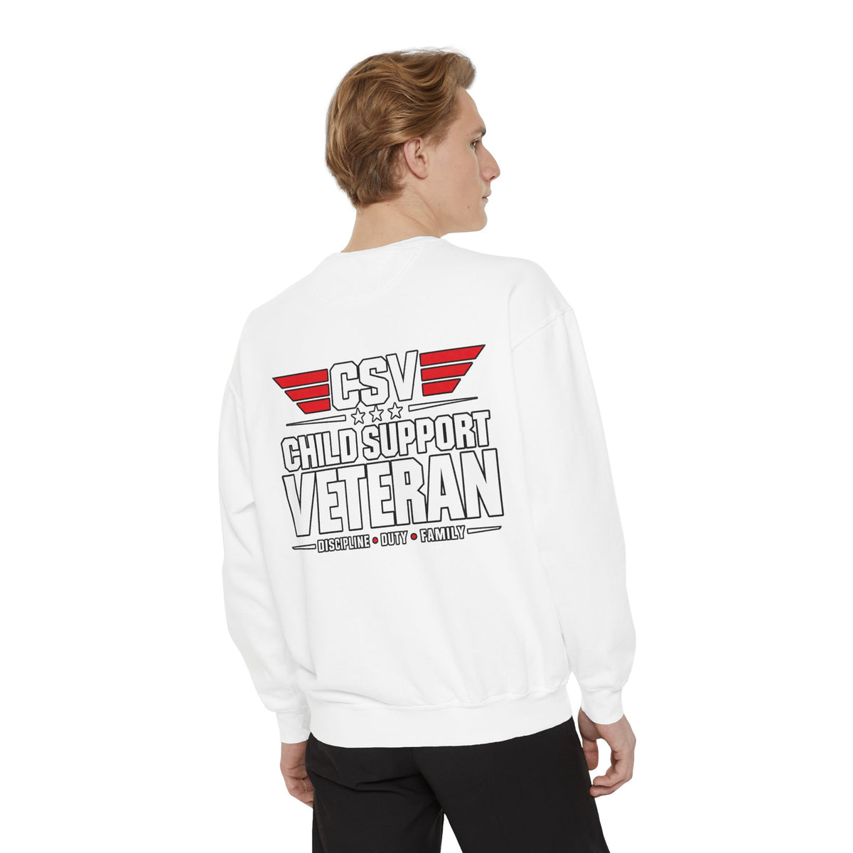 Child Support Veteran Sweatshirt – “My Dad Is A Child Support Veteran” Patriotic Crewneck