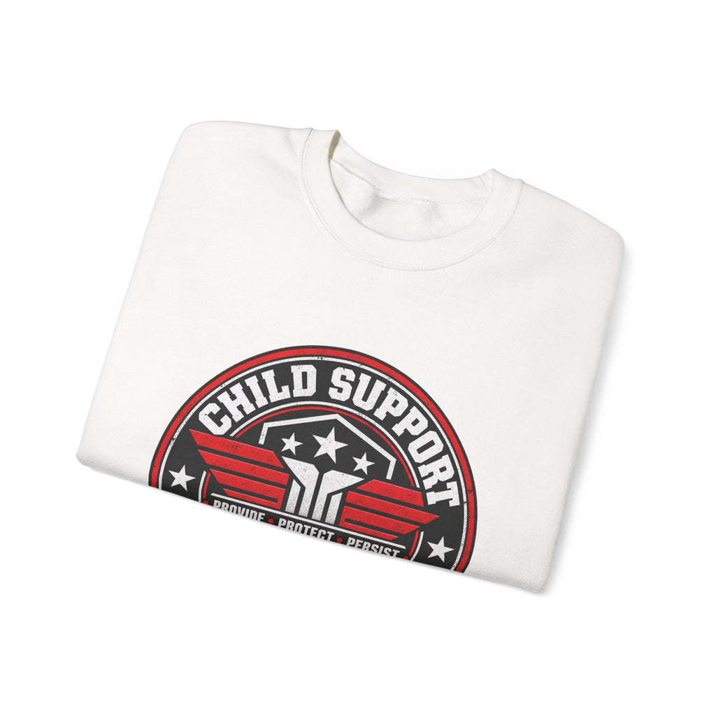 Child Support Veteran Crewneck Sweatshirt — CSV Emblem Pullover