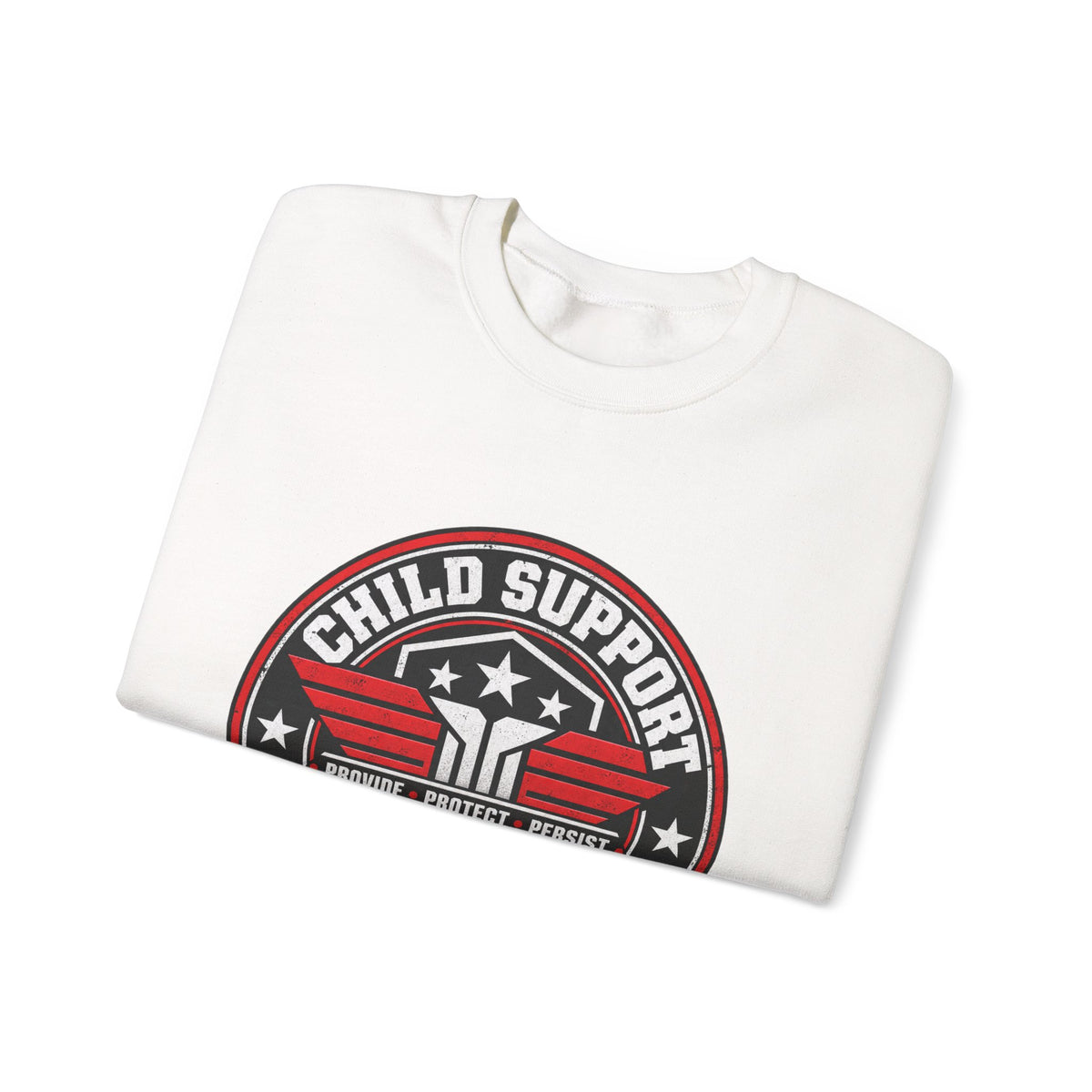 Child Support Veteran Crewneck Sweatshirt — CSV Emblem Pullover