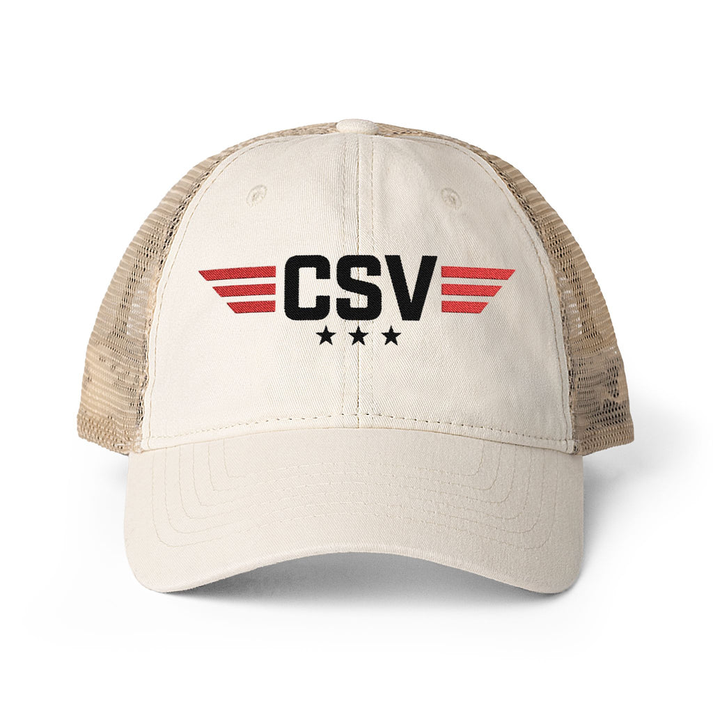 Women's Washed Mesh-Back Cap