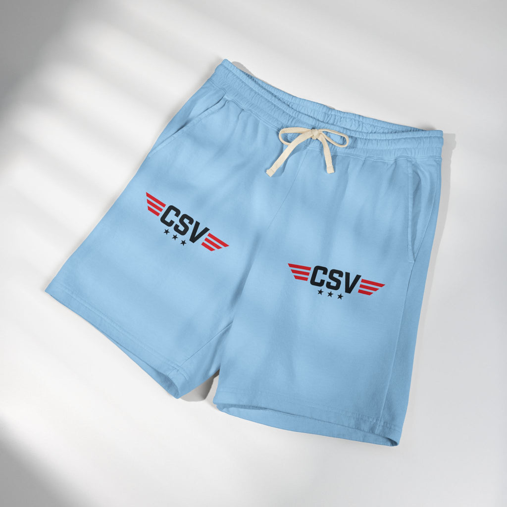Unisex Garment-Dyed Lightweight Fleece Sweat Shorts