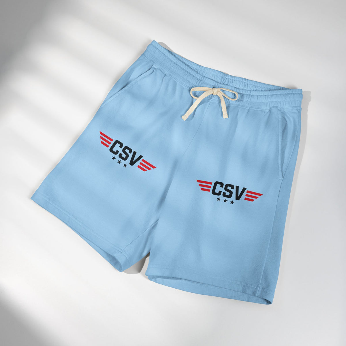 Unisex Garment-Dyed Lightweight Fleece Sweat Shorts