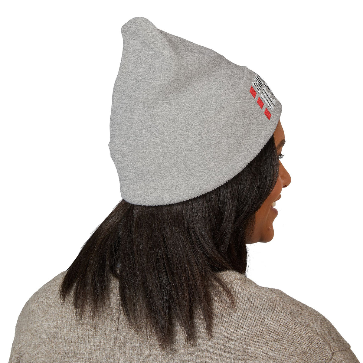 childsupportveteran Embroidered Beanie – Classic Cuffed Winter Hat