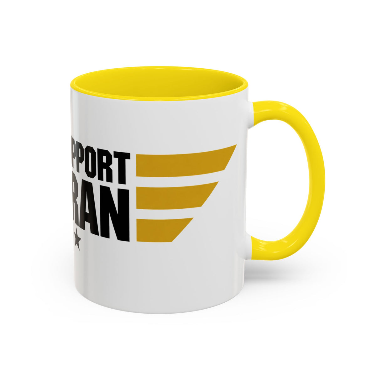 Veteran Support Coffee Mug – “Child Support Veteran” Accent Ceramic Mug