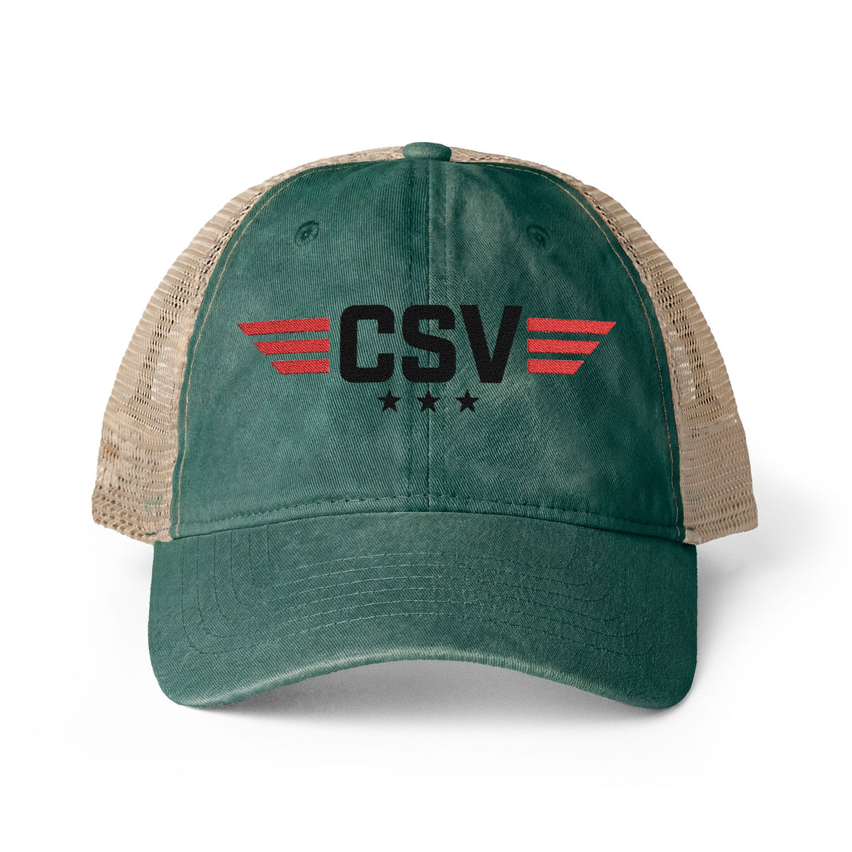 Women's Washed Mesh-Back Cap