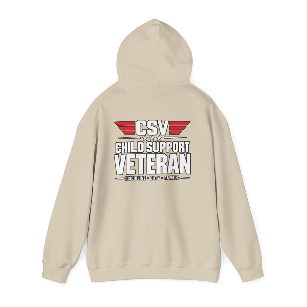 Child Support Veteran Hoodie — Patriotic Military-Inspired Sweatshirt