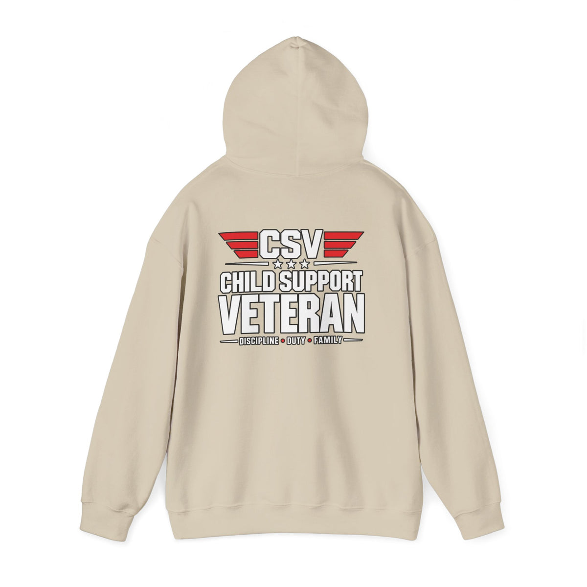 Child Support Veteran Hoodie — Patriotic Military-Inspired Sweatshirt