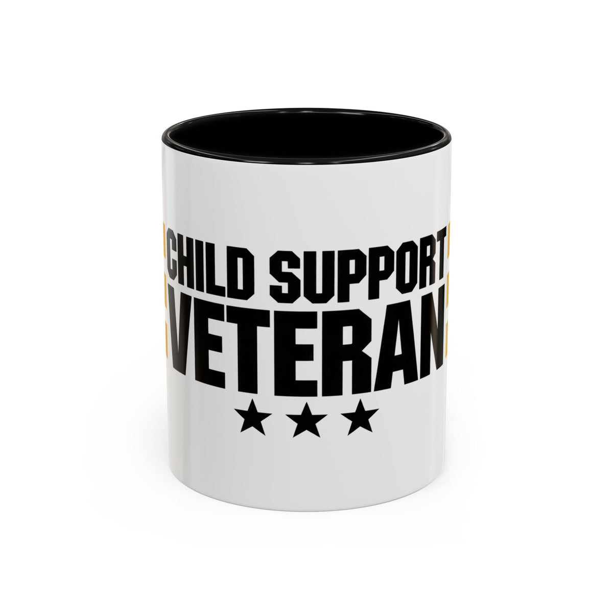 Veteran Support Coffee Mug – “Child Support Veteran” Accent Ceramic Mug