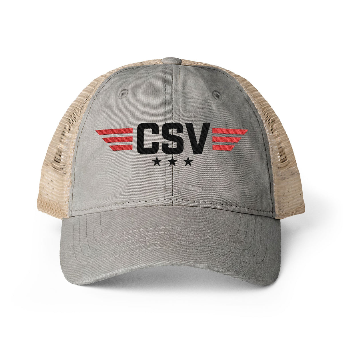 Women's Washed Mesh-Back Cap