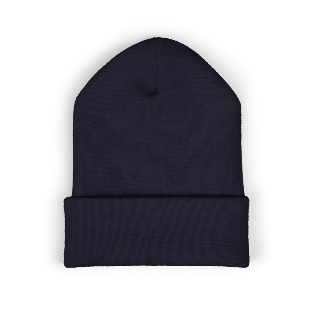 Child Support Veteran Embroidered Beanie — Patriotic Cuffed Knit Hat