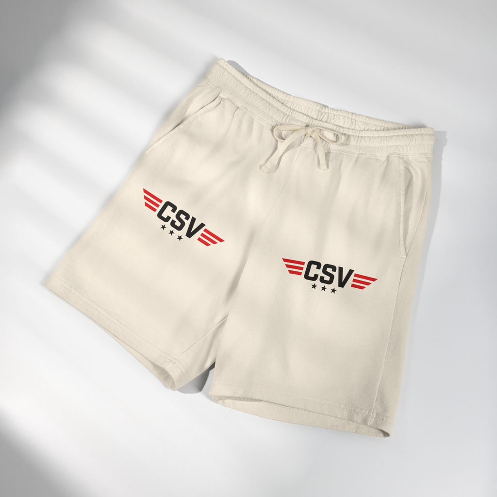 Unisex Garment-Dyed Lightweight Fleece Sweat Shorts